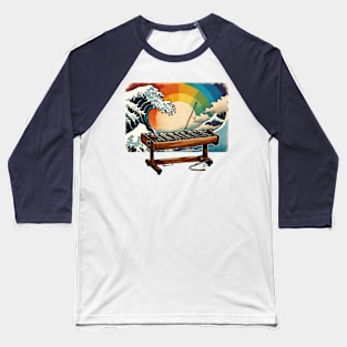 Vintage Retro Vibraphone in the 80s Playing Old Music Vibraphonist Baseball T-Shirt